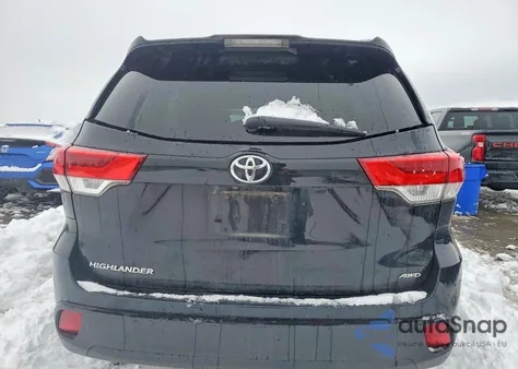 2019 Toyota Highlander Le from USA, damaged, VIN 5TDBZRFHXKS974987